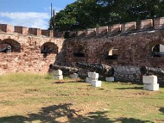 04A Fort Charles was built in the 17C and boasted as many as 104 cannons and 500 men Port Royal Kingston Jamaica